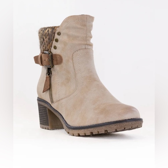 Spring Step Ankle boots NEW worn once for indoor pictures size 38 light beigh - Picture 4 of 13